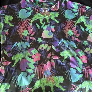 Chubbies Multicolor Tropical Tiger Polo Shirt